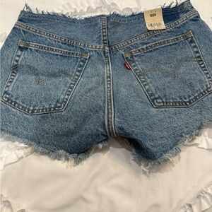Levi's Light Blue Jean Shorts
